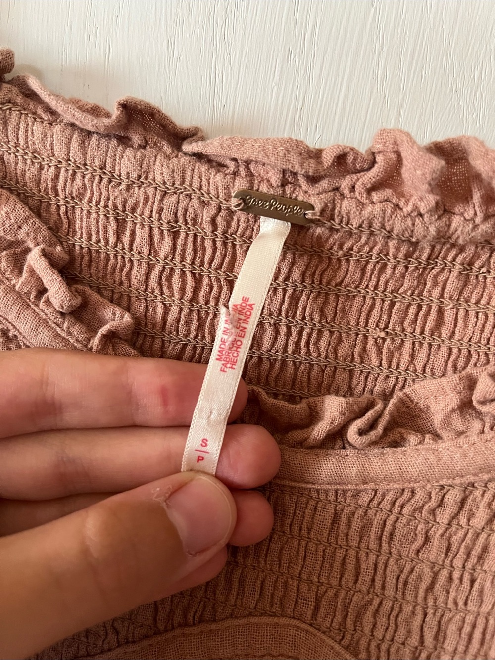 Free People Smocked Waist Midi Dress - Picture 5 of 5
